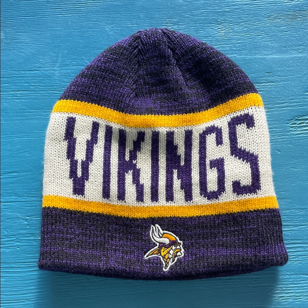 NFL Team Apparel Purple Minnesota Vikings Stocking Hat